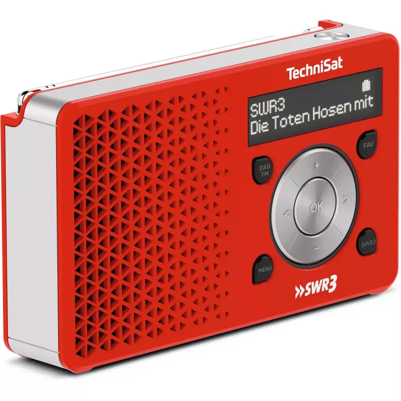 Persoonlijke radio TechniSat DigitRadio 1 rood wit