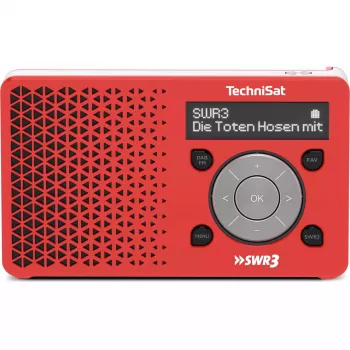 Persoonlijke radio TechniSat DigitRadio 1 rood wit