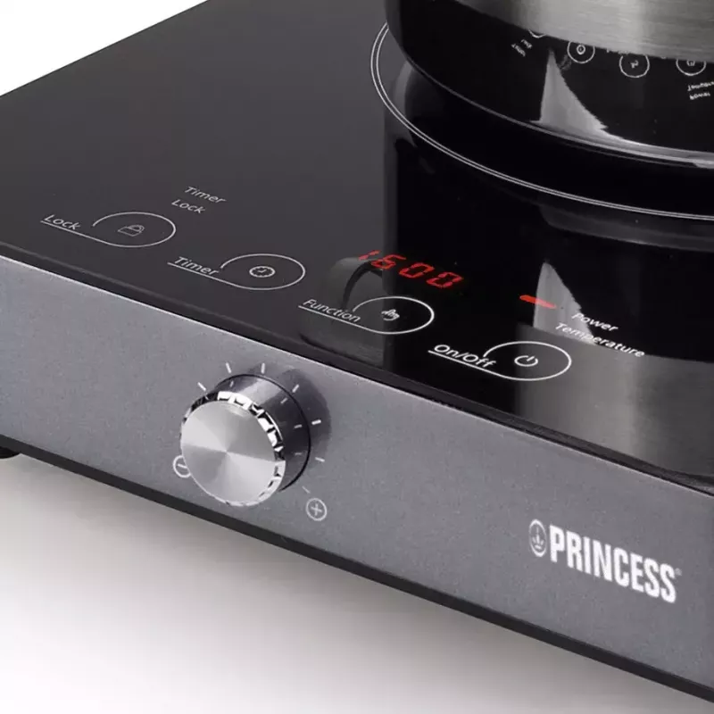 Inductiekookplaat Princess 303010, 1 zone, draai- en touchbediening