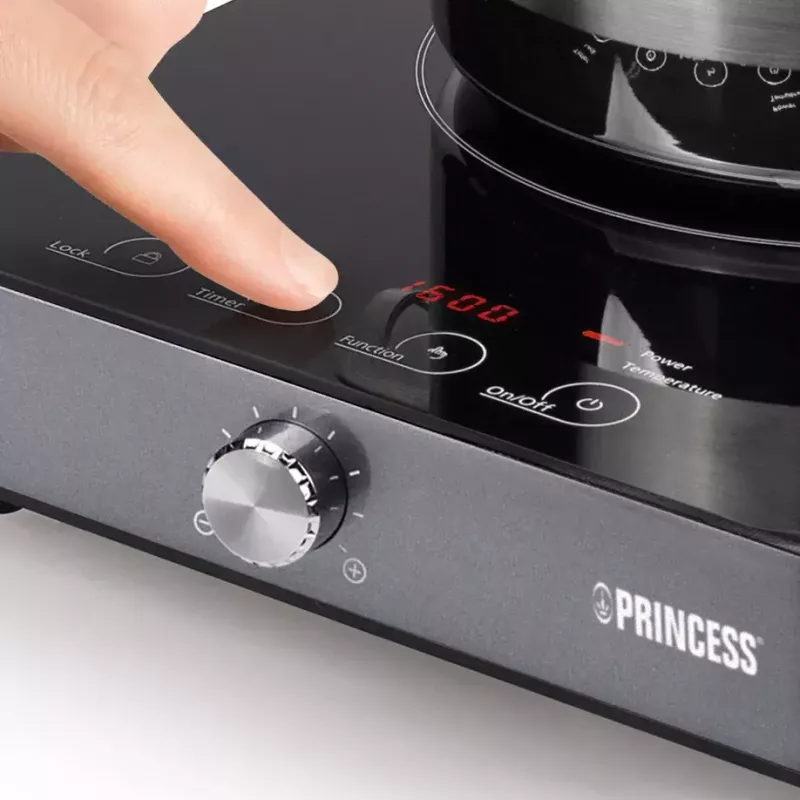 Inductiekookplaat Princess 303010, 1 zone, draai- en touchbediening