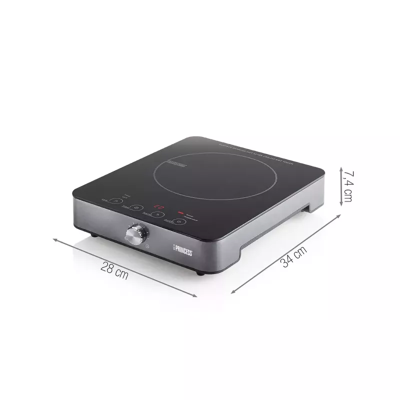Inductiekookplaat Princess 303010, 1 zone, draai- en touchbediening