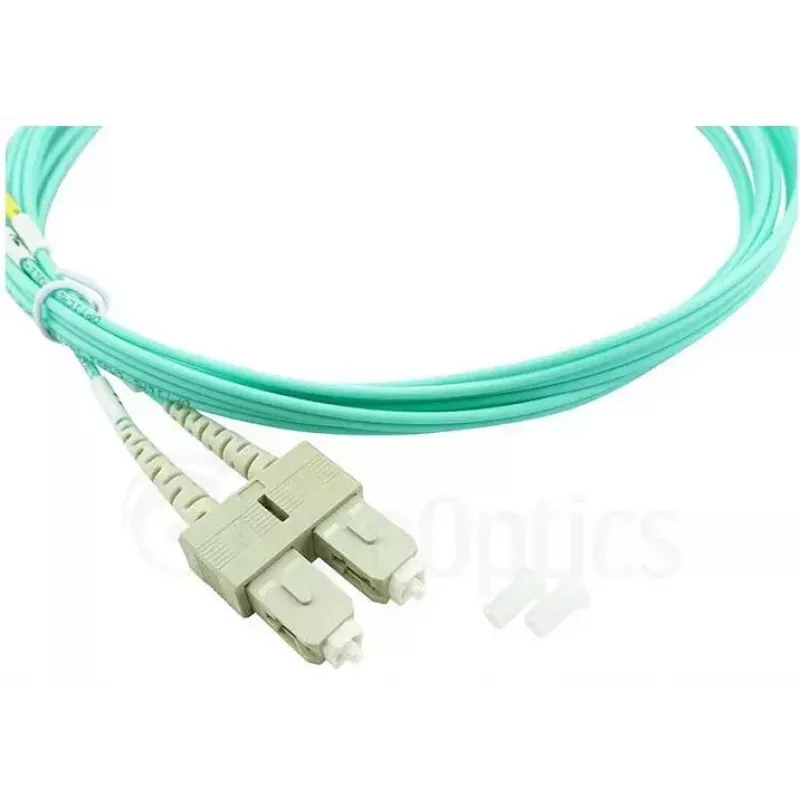 BlueOptics 055702K512000015M-BO Duplex glasvezel patchkabel, LC/UPC naar SC/UPC, OM3 50/125 µm, 15 m, beige