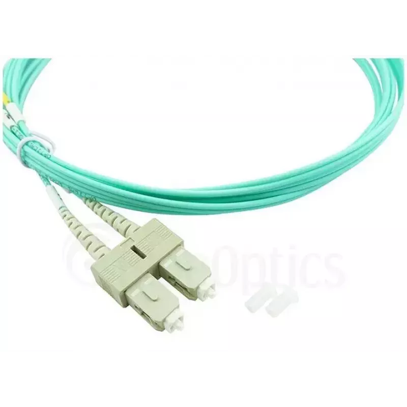 BlueOptics 055702K512000030M-BO Duplex glasvezel patchkabel, LC/UPC naar SC/UPC, OM3 50/125 µm, 30 m, beige