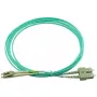BlueOptics 055702K512000030M-BO Duplex glasvezel patchkabel, LC/UPC naar SC/UPC, OM3 50/125 µm, 30 m, beige