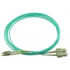 BlueOptics 055702K512000050M-BO Duplex glasvezel patchkabel, LC/UPC naar SC/UPC, OM3 50/125 µm, 50 m, beige