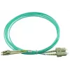 BlueOptics 055702T512000030M-BO Duplex glasvezel patchkabel, LC/UPC naar SC/UPC, OM3 50/125 µm, 30 m, beige