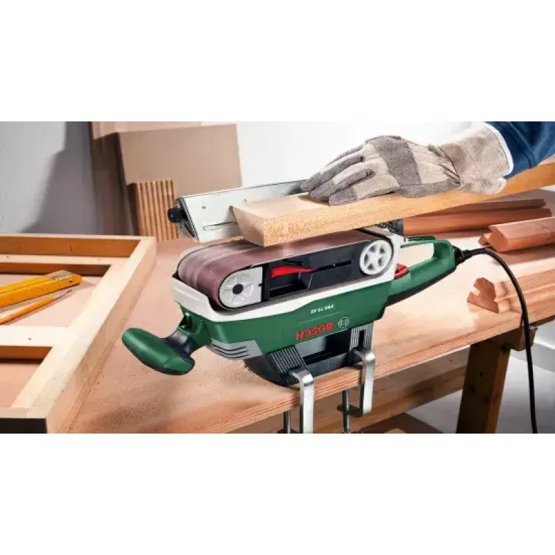 Bosch PBS 75 AE set bandschuurmachine groen, grijs 750 W