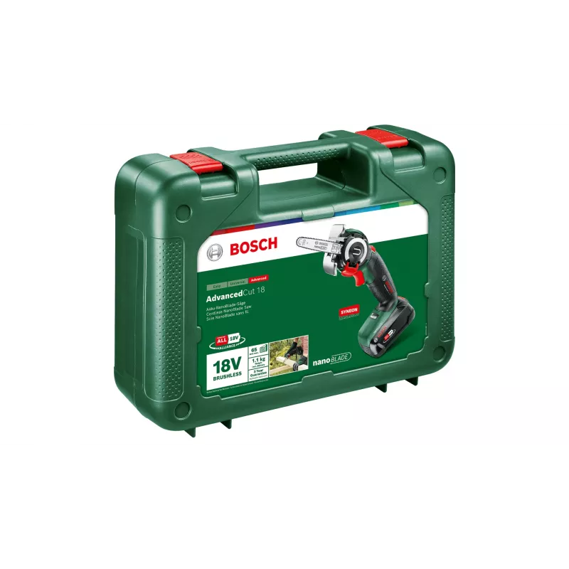 Bosch AdvancedCut 18 7000 tpm zwart, groen, rood, zilver