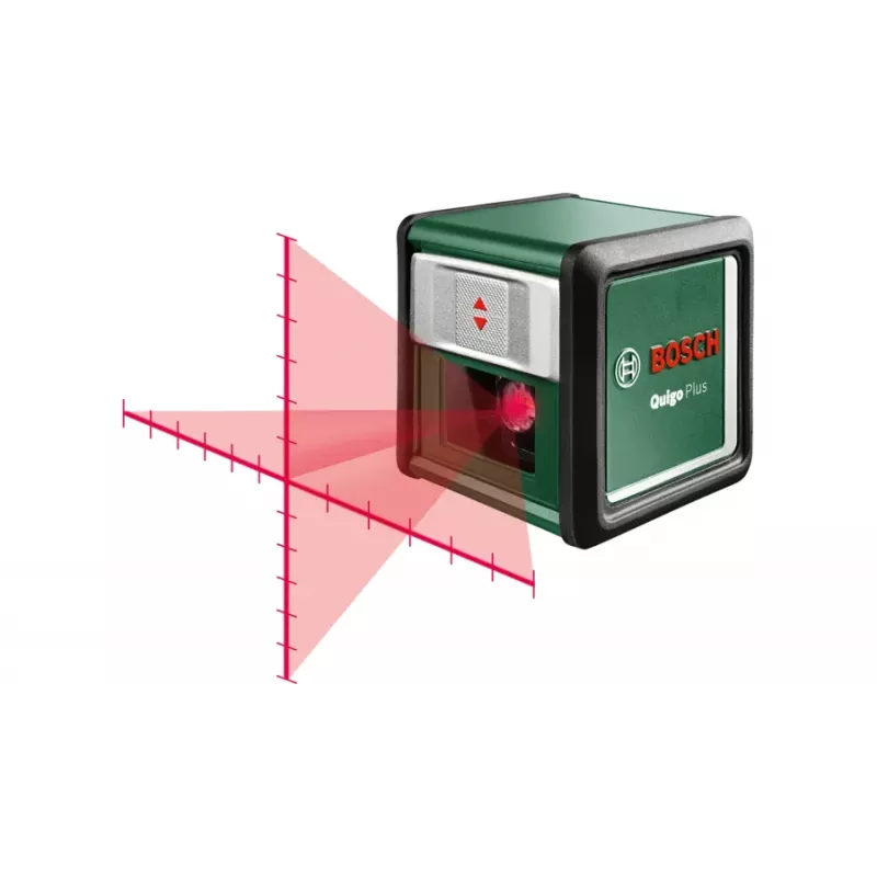 Lijn-/puntlaser Bosch Quigo Plus maximale reikwijdte 12 m zelfnivellerend bereik ±4°