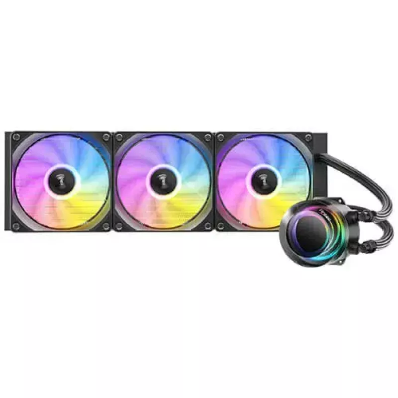 Vloeistofkoelset Antec Vortex Lum 360 ARGB 12 cm zwart