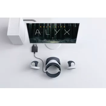Adapter voor gamingcontroller Sony 1000043174 — zwart, ingang 100–240 V 50/60 Hz, 0,4 A, netsnoer inbegrepen