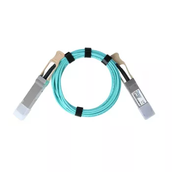 BlueOptics InfiniBand glasvezelkabel 30 m QSFP28 aqua