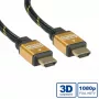 HDMI-kabel ROLINE GOLD High Speed met Ethernet, M/M, 7,5 m