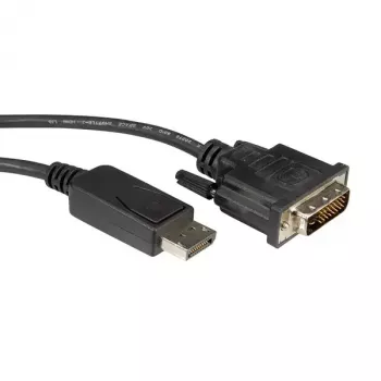 DisplayPort-kabel ROLINE DP-DVI (24+1) LSOH M/M 3 m