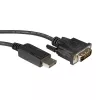 DisplayPort-kabel ROLINE DP-DVI (24+1) LSOH M/M 5 m