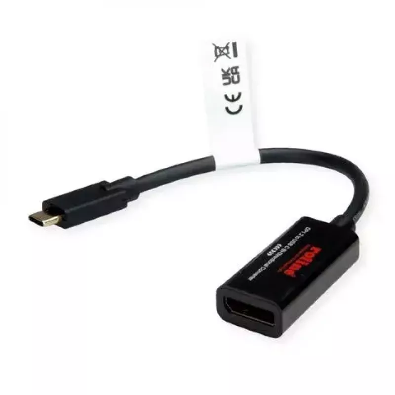 USB-grafische adapter ROLINE 11.04.5957-10 3840 x 2160 pixel zwart