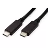USB-kabel ROLINE groen 11.44.9056 USB 3.2 Gen 2 1 m USB C zwart