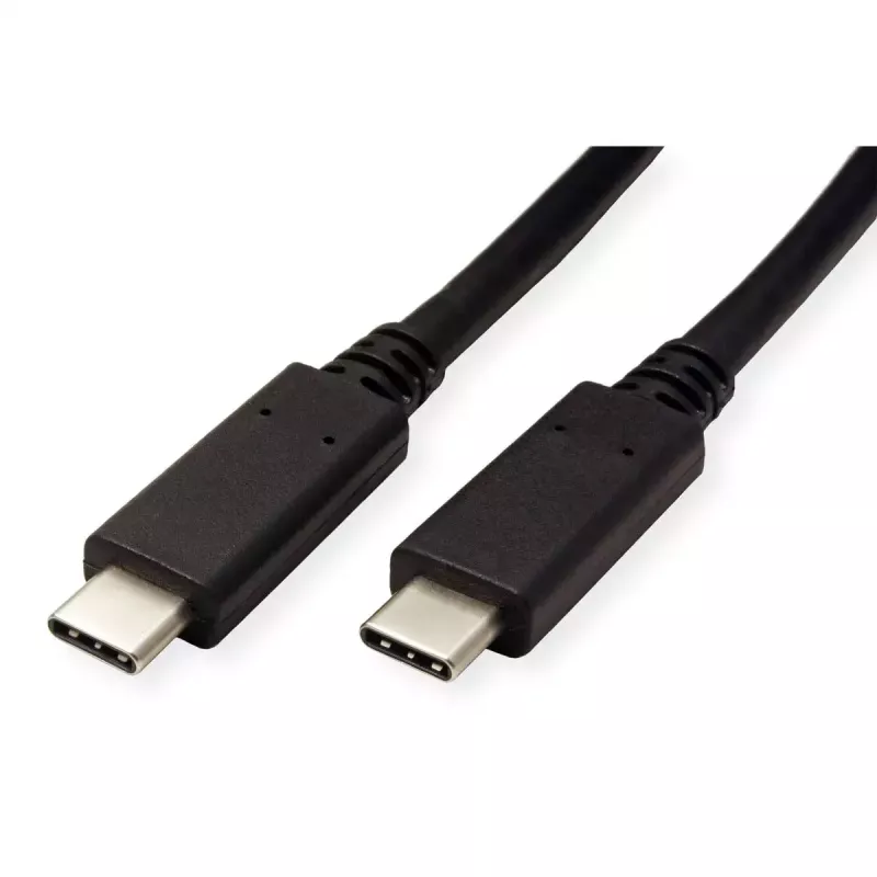 USB-kabel ROLINE groen 11.44.9056 USB 3.2 Gen 2 1 m USB C zwart