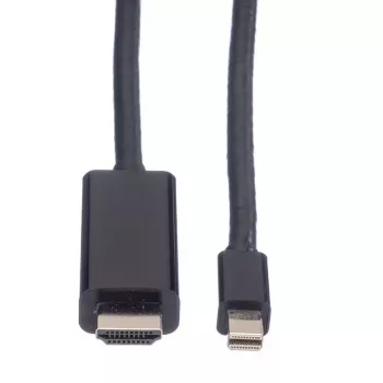 Mini DisplayPort-kabel VALUE Mini DP-UHDTV M/M 2 m