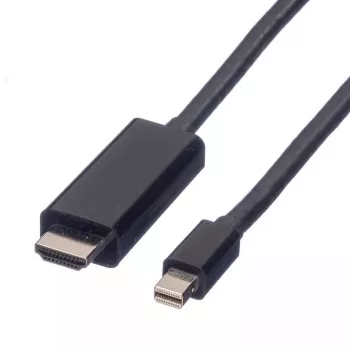 Mini DisplayPort-kabel VALUE Mini DP-UHDTV M/M 2 m