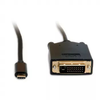Videokabeladapter VALUE 11.99.5831 1m USB C DVI zwart