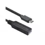 ROLINE USB-kabel 12.04.1068 USB 3.2 Gen 1 20 m USB-C USB-A zwart