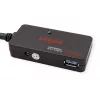 ROLINE USB 3.2 Gen 1-hub 4 poorten met repeater zwart 10 m