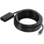 ROLINE USB 3.2 Gen 1-hub 4 poorten met repeater zwart 10 m
