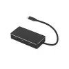Videokabel-adapter VALUE 12.99.1031 0,19 m USB Type-C 3 x HDMI zwart