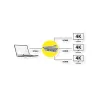 Videokabel-adapter VALUE 12.99.1031 0,19 m USB Type-C 3 x HDMI zwart