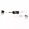 Videokabeladapter VALUE 12.99.3154 Mini DisplayPort HDMI VGA 0,1m zwart