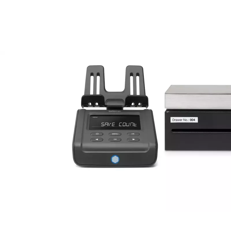 Muntentelmachine Safescan 6175 zwart lcd AC 110-240V