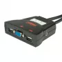 KVM-switch ROLINE Star 1 gebruiker 2 pc's audio USB