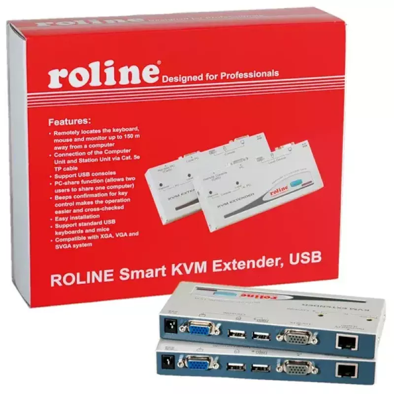 KVM-extender ROLINE Smart USB 14.01.3249
