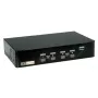 KVM-switch ROLINE 1 gebruiker 4 pc's DisplayPort met USB-hub