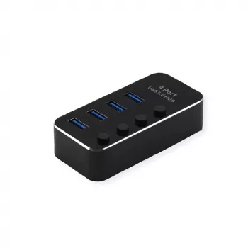 USB-hub ROLINE 14.02.5056 USB 3.2 Gen 1 Type-A 5120 Mbit/s zwart