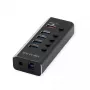 ROLINE USB-hub 3.2 Gen 1 14.02.5058 zwart 5120 Mbit/s
