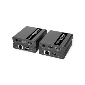 KVM-extender zender & ontvanger VALUE 14.99.3042 HDMI USB bedraad 70m
