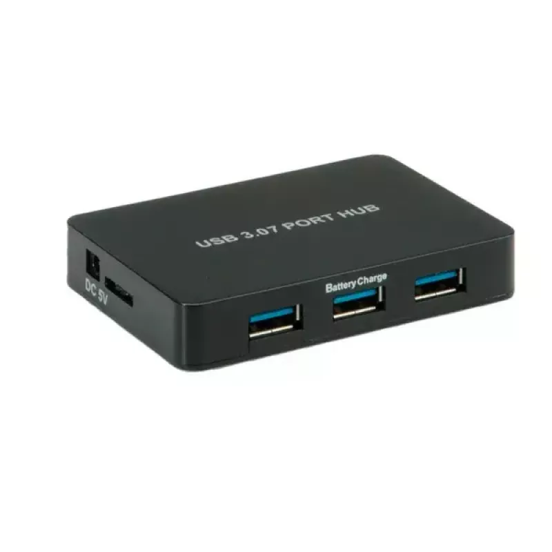 USB-hub VALUE USB 3.0 desktop-hub 7 poorten met voeding