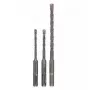 Borenset Bosch 1 617 000 118 3 stuks SDS Plus 5,0 mm 6,0 mm 8,0 mm