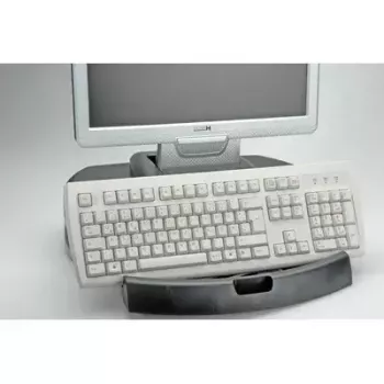 Dual monitor-/printerstandaard ROLINE Trend zwart