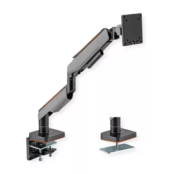 Monitorhouder ROLINE 17031108 124,5 cm 20 kg klem zwart grijs