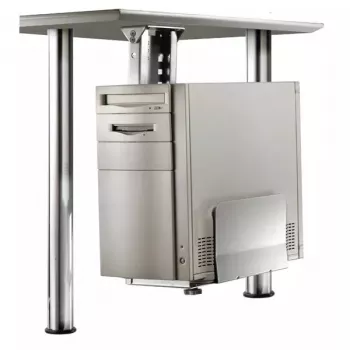 Bureau CPU-houder ROLINE ROLINE PC-houder zilver
