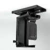 Onderbureau CPU-houder ROLINE mini-PC-houder uitschuifbaar met draaifunctie zwart