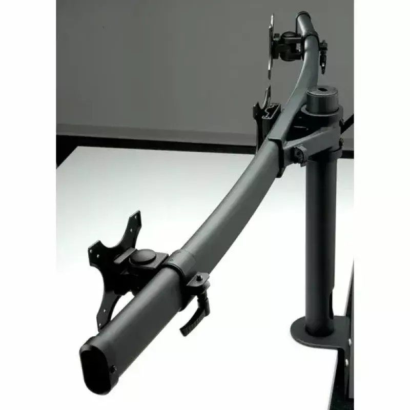 VALUE Triple LCD-arm tafelklem zwart — 3-scherm-monitorbeugel, verstelbaar