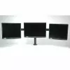VALUE Triple LCD-arm tafelklem zwart — 3-scherm-monitorbeugel, verstelbaar