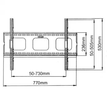 Wandhouder VALUE LCD/plasma-TV plat profiel
