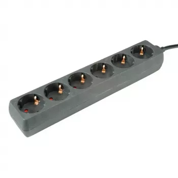 Stekkerdoos ROLINE 19.07.1073 3m 6 AC-stopcontacten voor binnen zwart
