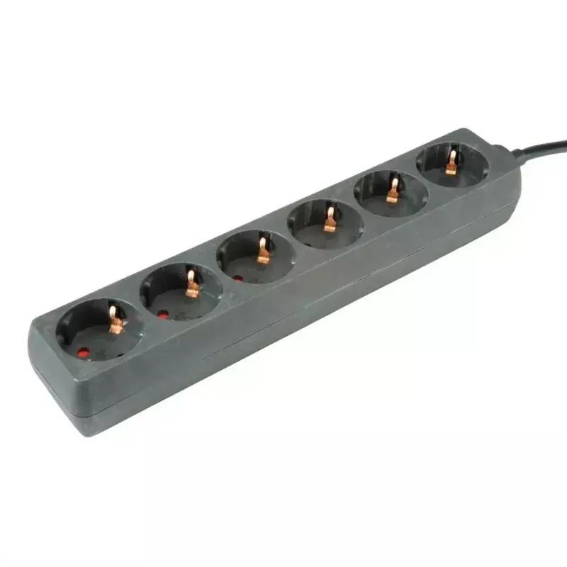 Stekkerdoos ROLINE 19.07.1073 3m 6 AC-stopcontacten voor binnen zwart