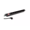 ROLINE 19.07.1619 Power Distribution Unit (PDU) 8 AC-uitgangen 1U zwart